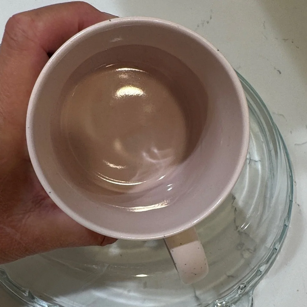 Speckled Ceramic Mug - Be a Good Human - Cream